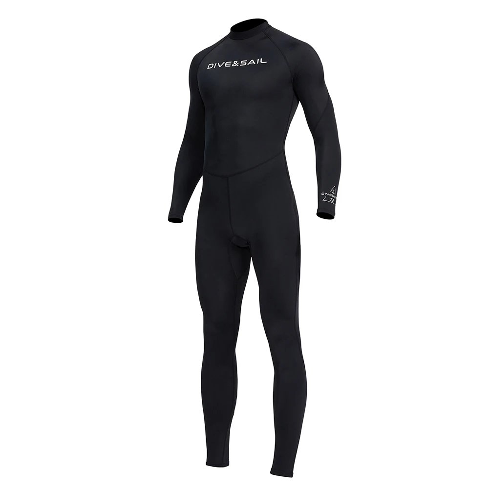 Men Diving Suit Long Sleeve Sunscreen Diving Skin Clothes Snorkeling Surfing Swimsuit with Zipper Elastic Water Sports Equipment - Image 2